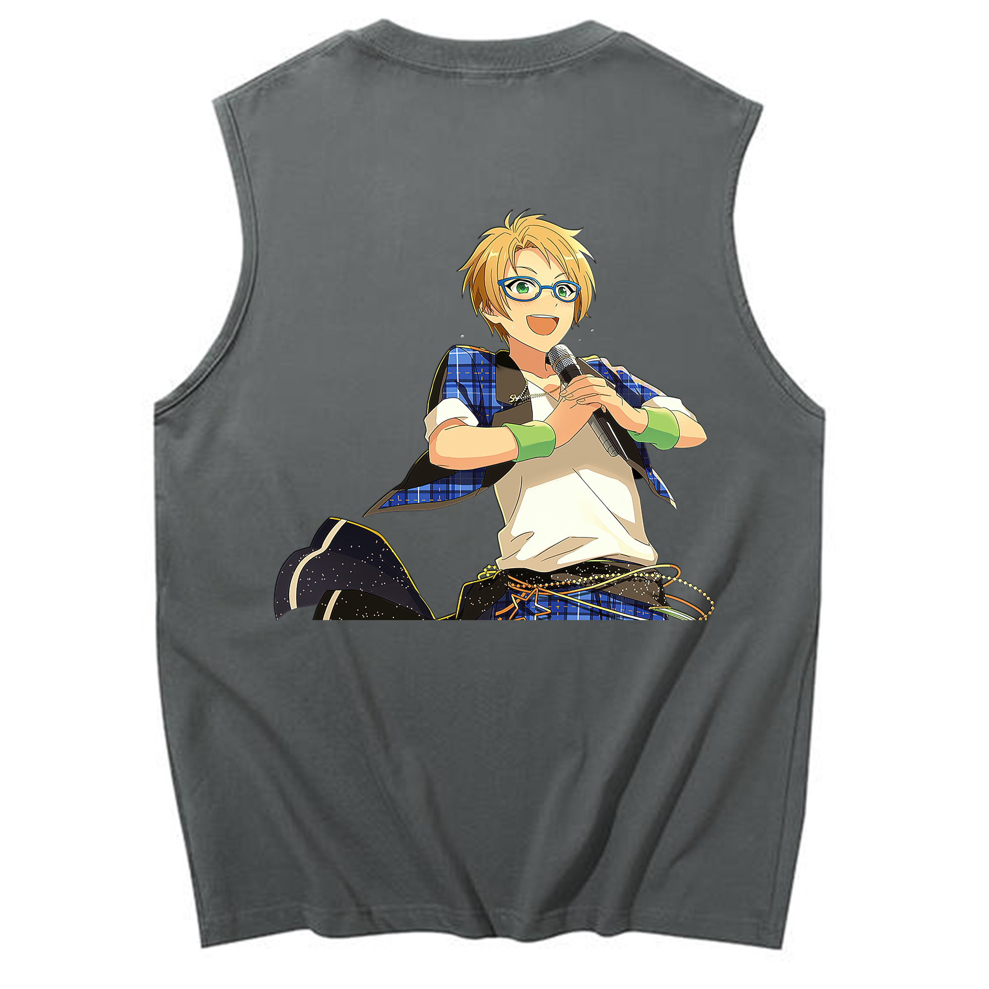 （画像用） あんさんぶるスターズ! Ensemble Stars コットン100％タンクトップ（背面プリント）